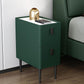 Stone Top Night Tisch moderne 22 Zoll H 2-Drawer Imitation Holz Nachttisch mit Beinen