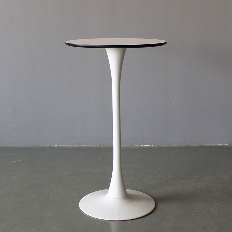 Contemporary Round Counter Table Dining Metal Counter Table for Restaurant Clearhalo 'Bar Furniture' 'Bar Tables' 'bar_tables' 'furn' 'furn_bar_tables' 'Furniture' 'furniture_bar_tables' 'Kitchen & Dining Furniture' 1200x1200_61faa5dc-5ada-4a32-a3a4-2b9d72b8c4be