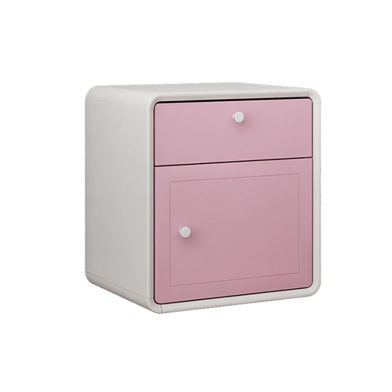 Nightand de lit en bois massif moderne 1 dessin du côté gauche du côté gauche table de nuit en bois avec porte