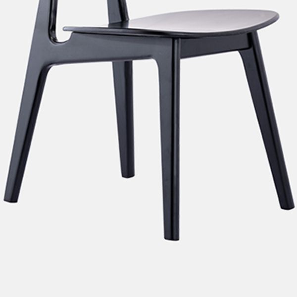 Contemporary Kitchen Dining Chair Open Back Dining Side Chair with Wooden Legs Clearhalo ' kitchen&dining_furn' 'Dining Chairs' 'Dining Tables & Seating' 'dining_chair' 'furn' 'furn_dining_chair' 'Furniture' 'furniture_dining_chair' 'Kitchen & Dining Furniture' 'kitchen' 1200x1200_62014e45-a7ca-4c8d-9be6-66dadca4324a