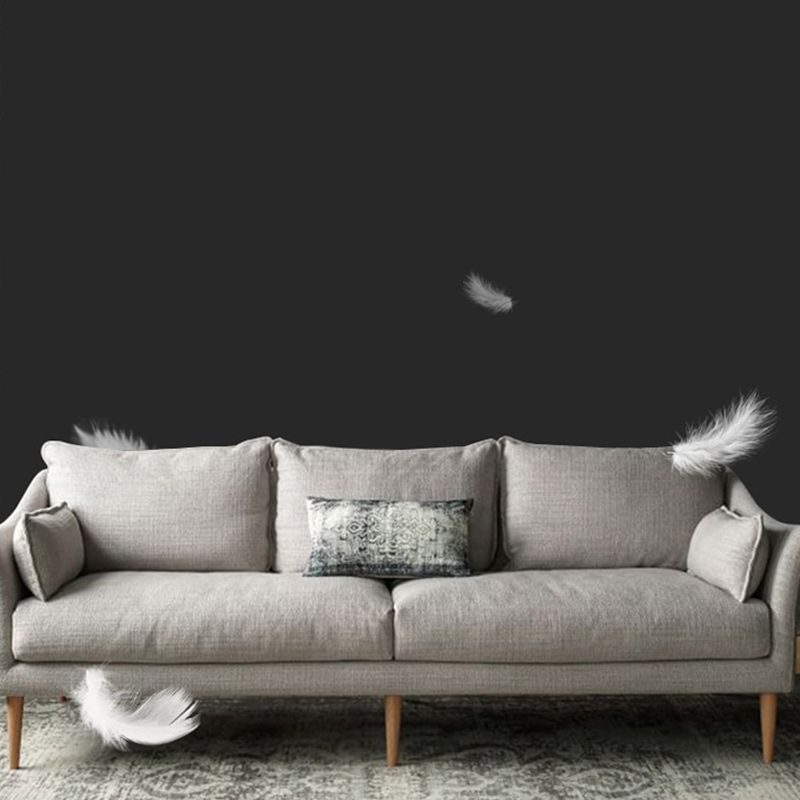 Standard Cushions Settee Furniture Modern Square Arm Loveseat in Grey Clearhalo 'furn' 'furn_sofas' 'Furniture' 'furniture_sofas' 'kitchen' 'kitchen_sofas' 'Living Room Furniture' 'Sofa' 'sofas' 1200x1200_62064652-2c44-4f1e-aa03-c12fadc5e13d