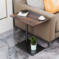 Modern Wood Side End Table Minimalist Rectangular Corner Table