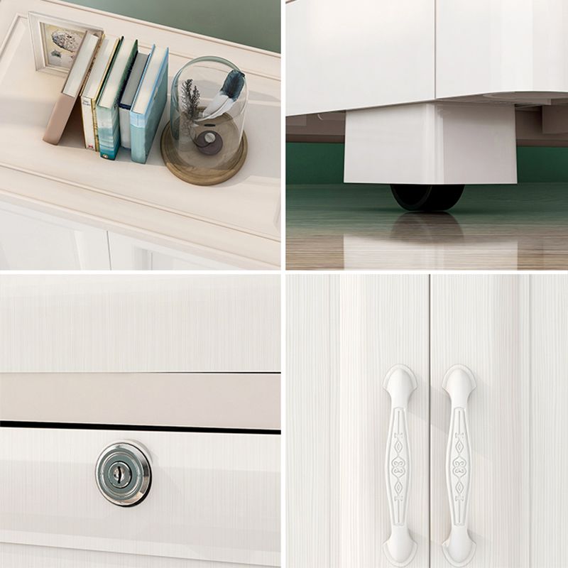 Gabinete de almacenamiento de puerta con bisagras de dormitorio gabinete de plástico contemporáneo