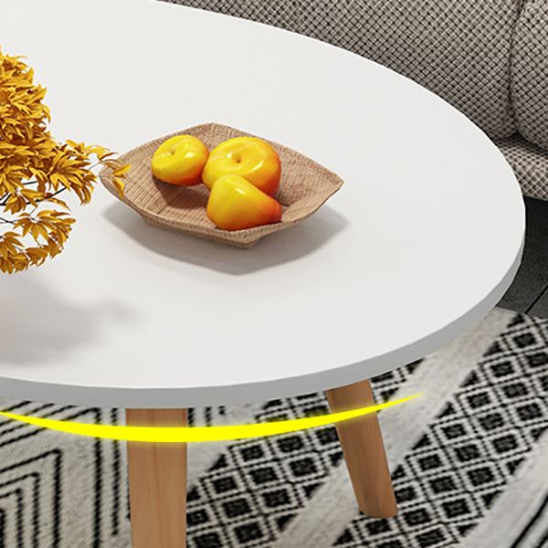 Minimalistic Single Coffee Table Wood Contemporary Cocktail Table with Shelf Clearhalo 'Coffee & Accent Tables' 'Coffee Tables' 'coffee_tables' 'furn' 'furn_coffee_tables' 'Furniture' 'Living Room Furniture' 1200x1200_620ba2ca-cf12-435e-bf75-a484ded6d2e0