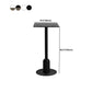 Industrial Bar Dining Table Fixed Bistro Bar Height Cocktail Table with Metal Base Clearhalo 'Bar Furniture' 'Bar Tables' 'bar_tables' 'furn' 'furn_bar_tables' 'Furniture' 'Kitchen & Dining Furniture' 1200x1200_620c310d-cf8d-41f6-acef-5b2b2c25d6ca