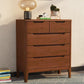 Contemporary Chest Home Rubber Wood Storage Chest with Drawers Clearhalo 'Bedroom Furniture' 'Dressers & Chests' 'dressers_chests' 'furn' 'furn_dressers_chests' 'Furniture' 1200x1200_620d17e2-c7fc-40c7-9f13-980c4ce95679