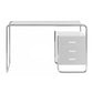 Black and White Office Desk Pedestal Wooden Writing Desk for Home