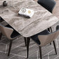 Contemporary Sintered Stone Dining Room Set Fixed Dining Set with Rectangle Table for Restaurant Clearhalo 'Dining Room Sets' 'Dining Tables & Seating' 'dining_room_set' 'furn' 'furn_dining_room_set' 'Furniture' 'furniture_dining_room_set' 'Kitchen & Dining Furniture' 'kitchen&dining_furn' 'kitchen' 1200x1200_620dc97f-0ed0-45c6-a71d-f2e8e53b6d96
