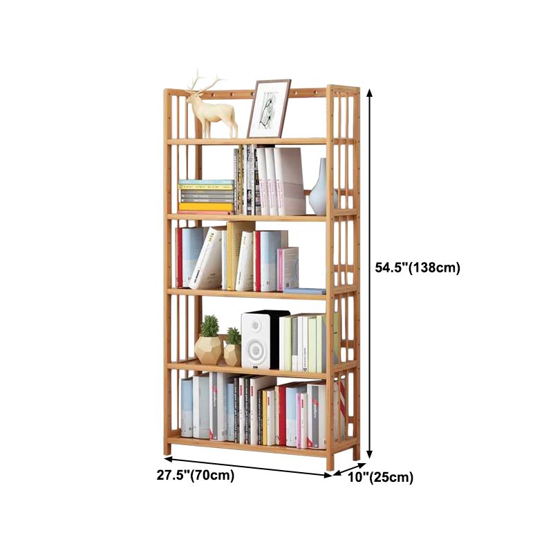 Manufactured Wood Etagere Bookshelf Natural Modern Open Bookcase for Classroom Clearhalo 'Bookcases' 'furn' 'furn_bookcases' 'Furniture' 'furniture_bookcases' 'Office Furniture' 1200x1200_62100cae-23c9-4577-aa03-83a1d6d13302