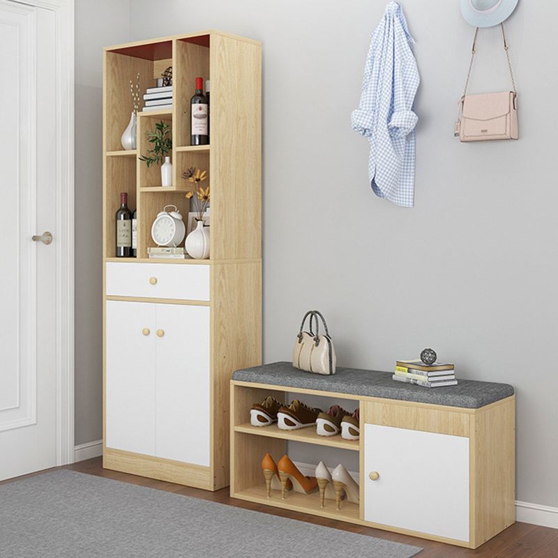 Modern Standard Shelf 11.81-inch Wide Floor Open Bookcase for Living Room