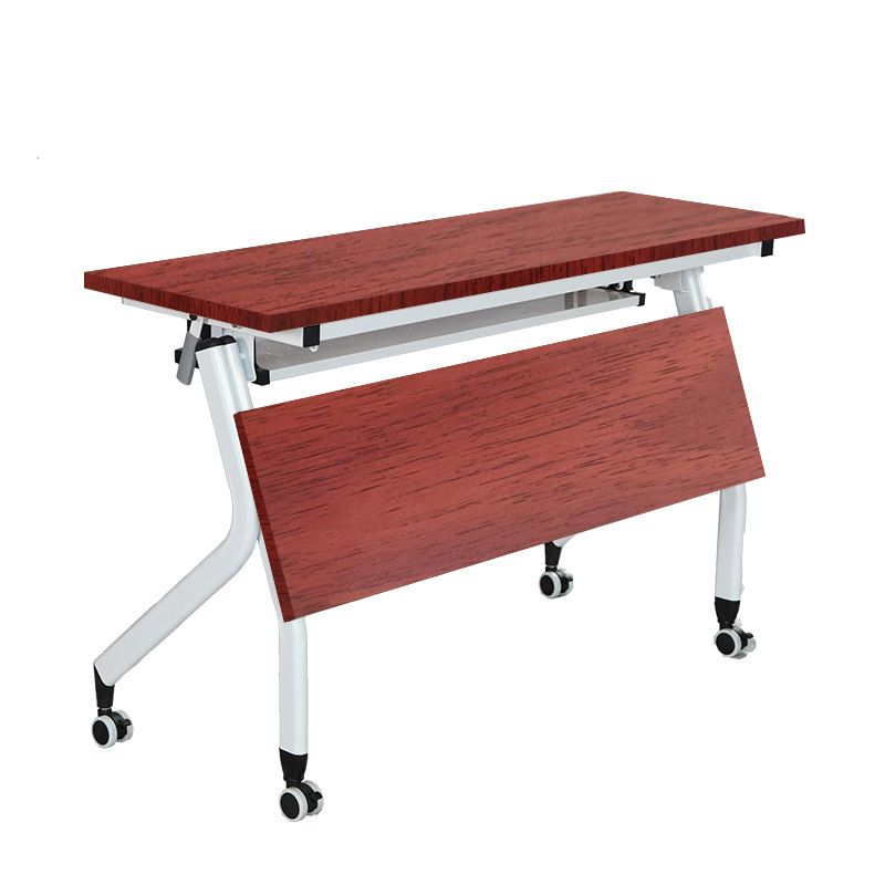 Contemporary Desk for Office 30"H Rectangular Writing Desk with Wheels Clearhalo 'furn' 'furn_office_desk' 'Furniture' 'Office Desks' 'Office Furniture' 'office_desk' 1200x1200_621022c1-d922-4983-9540-e7cca2e682fc