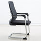 Silla de escritorio tapizada AirGrid, transpirable, negra, contemporánea, de 23" de ancho