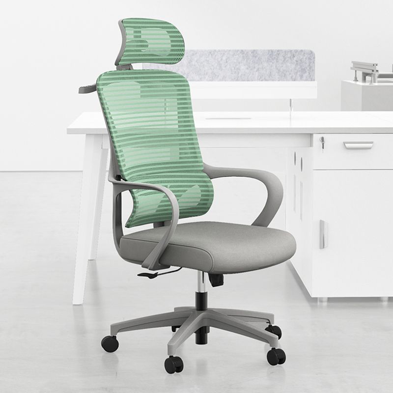Office Ergonomic Mesh Task Chair Modern High Back Fixed Arms Desk Chair Clearhalo 'furn' 'furn_office_chair' 'Furniture' 'Office Chairs' 'Office Furniture' 'office_chair' 1200x1200_621765f2-da75-4f7c-8f15-aaabef2a5fe4