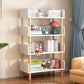 Scandinavian Vertical Bookshelf Open Etagere Manufactured Wood and Solid Wood Bookcase Clearhalo 'Bookcases' 'furn' 'furn_bookcases' 'Furniture' 'furniture_bookcases' 'Office Furniture' 1200x1200_6217a54b-d2cd-41bd-8ef2-85800bacc447