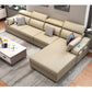 Faux Leather Removable Cushions Sofa and Chaise 35.43"High Sloped Arms Sectional Clearhalo 'furn' 'furn_sectionals' 'Furniture' 'furniture_sectionals' 'kitchen' 'kitchen_sectionals' 'Living Room Furniture' 'Sectionals' 1200x1200_6217cec6-3d14-44e8-ae8c-85ce765e3c6f