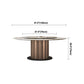 Round Pedestal Dinner Table Traditional Luxury Marble Dining Table for Indoor Clearhalo ' dining_table' 'Dining Tables & Seating' 'Dining Tables' 'furn' 'furn_dining_table' 'Furniture' 'furniture_dining_table' 'Kitchen & Dining Furniture' 'kitchen&dining_furn' 'kitchen' 'kitchen_dining_table' 1200x1200_62187733-b37d-4926-8b76-7749422498fb
