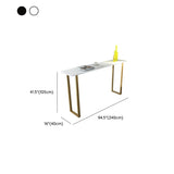 Faux Marble Table Modern Style Bistro Bar Table for Living Room