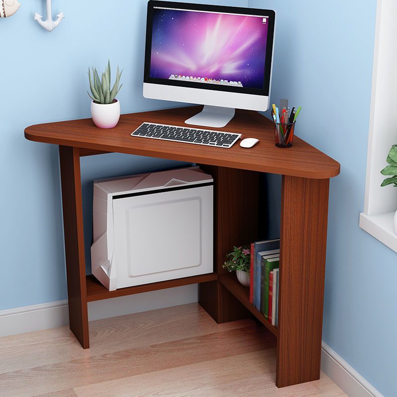 29-inch moderne en eigentijdse schrijfbureau slaapkamer voetstuk houten hoek bureau