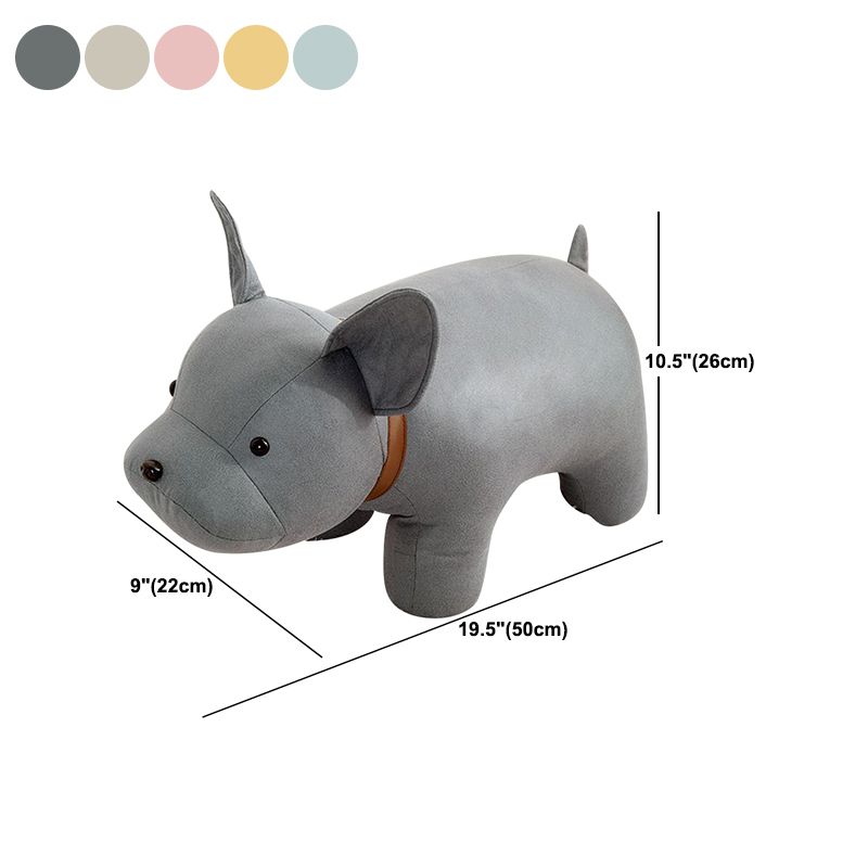 Fabric Pouf Solid Color Animal Shape Stain Resistant Modern Pouf Ottoman Clearhalo 'furn' 'furn_ottomans_poufs' 'Furniture' 'Living Room Furniture' 'Ottomans & Poufs' 'ottomans_poufs' 1200x1200_621a9859-fb99-41e6-beaa-fedab1f1ae83