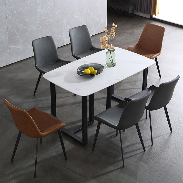 Contemporary High-density Sponge Cushion Chair 20'' Wide Parsons Chair for Home Clearhalo ' kitchen&dining_furn' 'Dining Chairs' 'Dining Tables & Seating' 'dining_chair' 'furn' 'furn_dining_chair' 'Furniture' 'furniture_dining_chair' 'Kitchen & Dining Furniture' 'kitchen' 1200x1200_621ae47c-7891-449a-9ea2-03e105dd6e71