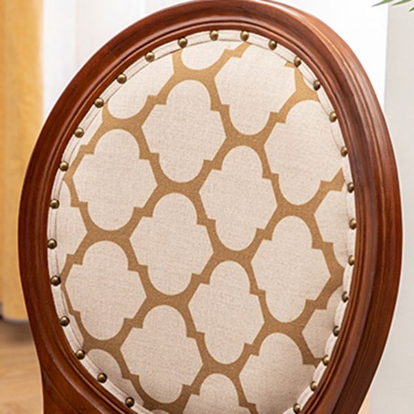 Solid Wood Country Style Dining Chair Matte Finish King Louis Back Side Chair Clearhalo ' kitchen&dining_furn' 'Dining Chairs' 'Dining Tables & Seating' 'dining_chair' 'furn' 'furn_dining_chair' 'Furniture' 'furniture_dining_chair' 'Kitchen & Dining Furniture' 'kitchen' 1200x1200_621caf9a-09a1-41c0-8fc5-65345af22e8a