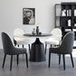 Modern Round Dinette Set 1/3/4/5/7 Pieces Sintered Stone Dining Table Set with Turntable Clearhalo 'Dining Room Sets' 'Dining Tables & Seating' 'dining_room_set' 'furn' 'furn_dining_room_set' 'Furniture' 'furniture_dining_room_set' 'Kitchen & Dining Furniture' 1200x1200_621dbe46-6a3e-4bf4-8178-180ff7542ea6