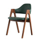 Glam Style Wood Dining Side Chair Faux Leather Open Back Arm Chairs for Home Use Clearhalo ' kitchen&dining_furn' 'Dining Chairs' 'Dining Tables & Seating' 'dining_chair' 'furn' 'furn_dining_chair' 'Furniture' 'furniture_dining_chair' 'Kitchen & Dining Furniture' 'kitchen' 1200x1200_621e10ec-4f42-4075-a043-8fe587d9c288