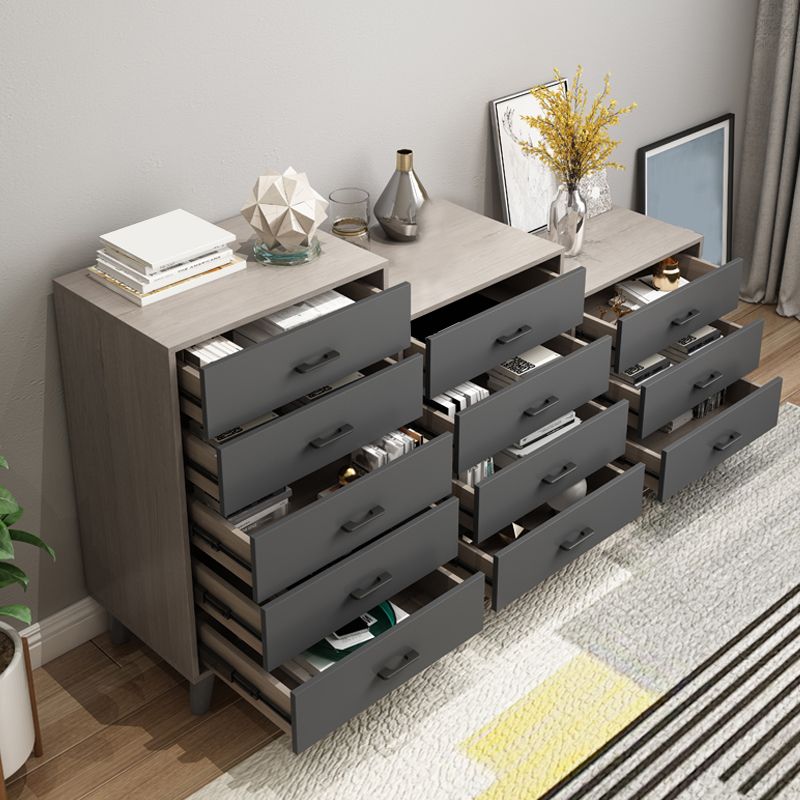 15,75 "breite Holzkiste, Rechteckakzentkiste mit Schubladen