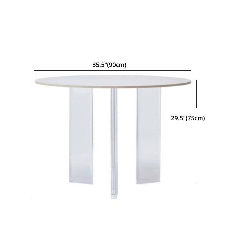 Modern 1/2/3 Pieces Dining Set Round Stone Dining Table for Dining Room Clearhalo 'Dining Room Sets' 'Dining Tables & Seating' 'dining_room_set' 'furn' 'furn_dining_room_set' 'Furniture' 'furniture_dining_room_set' 'Kitchen & Dining Furniture' 1200x1200_621ea0b0-4341-47c2-bba9-1d35d6845cdc