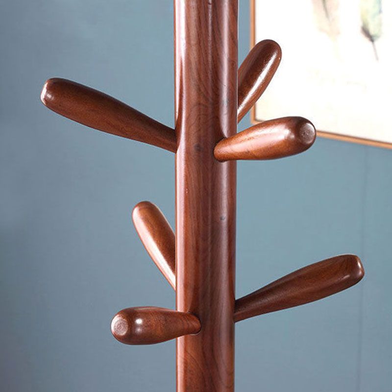Modern Hall Stand Wood Framed Free Standing with Hooks Coat Rack Clearhalo 'Entry & Mudroom Furniture' 'furn' 'furn_hall_tree_coat_racks' 'Furniture' 'Hall Trees & Coat Racks' 'hall_tree_coat_racks' 1200x1200_6220d967-a6f5-4f2e-bf12-6f9bc024456f