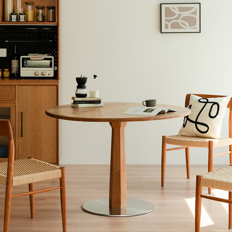 Modern Round Dining Table Wooden Dinner Table for Dining Room