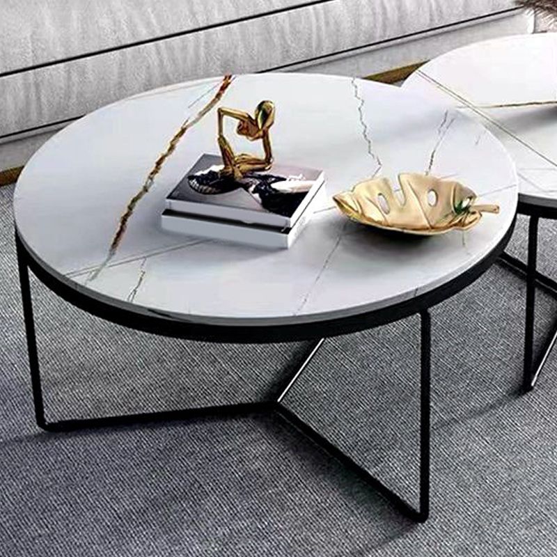 Frame 1 tavolino ardesia tavolino rotondo per soggiorno