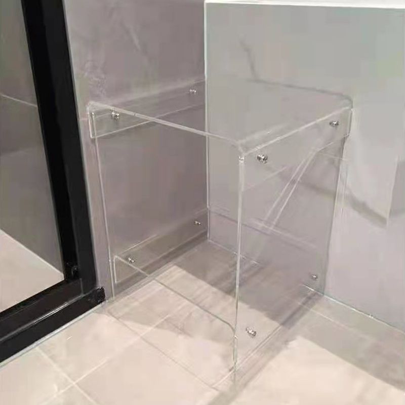 プラスチックサイドエンド表15.94 "幅のそりソファサイドアクセントテーブル