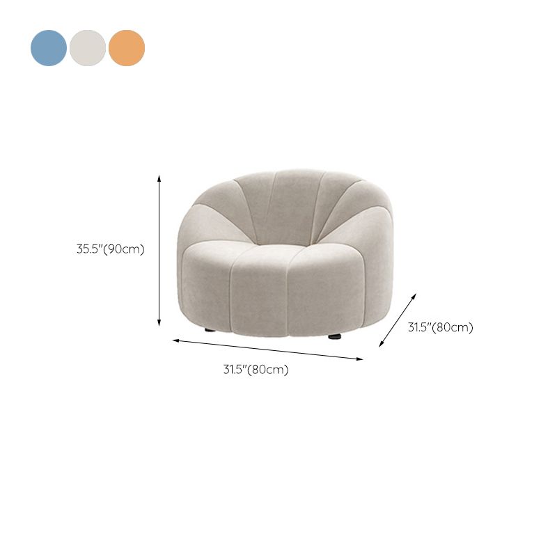 Divano con braccia inclinate contemporanee con schiena stretta per soggiorno