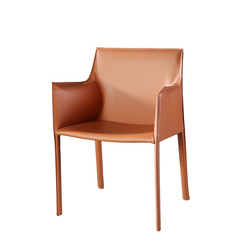Silla de comedor contemporánea de la silla de cuero del hogar de cuero del hogar