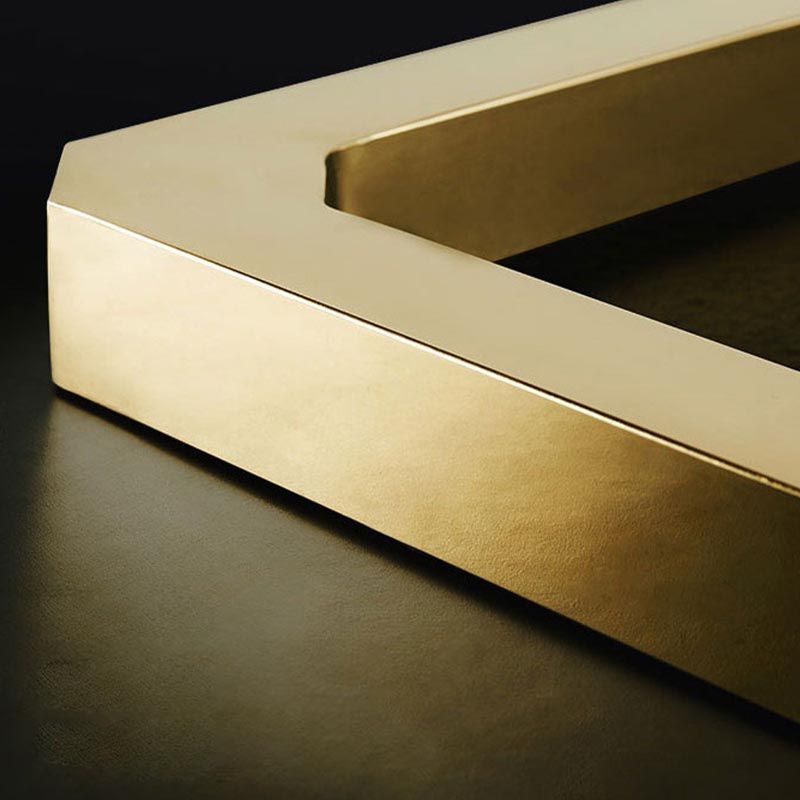 Metalen traditionele luxe ronde tafel voor eetkamer Stenen tafel met voetstuk