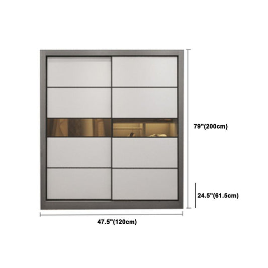 Eigentijdse garderobe kast gemeten houten garderobe kast