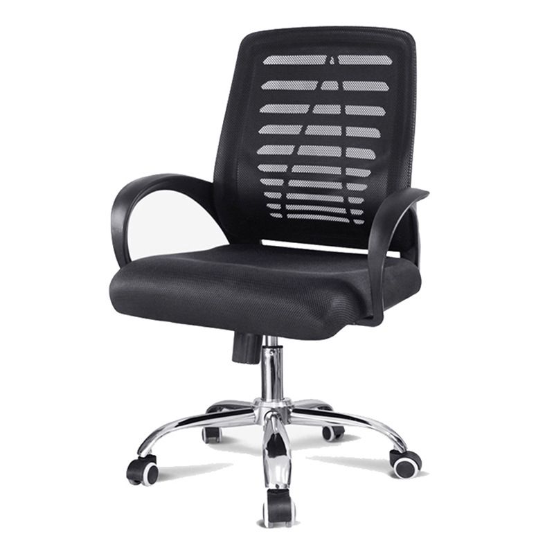 Modern Breathable AirGrid Arm Chair Microfiber Desk Mid-Back Office Chair Clearhalo 'furn' 'furn_office_chair' 'Furniture' 'Office Chairs' 'Office Furniture' 'office_chair' 1200x1200_622895f8-4d8d-4079-a884-91fa6f046c6f