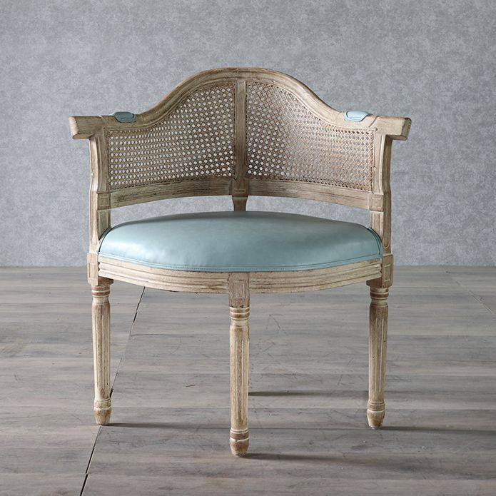 Solid Wood Country Style Dining Room Chairs Matte Finish Open Back Dining Arm Chairs Clearhalo ' kitchen&dining_furn' 'Dining Chairs' 'Dining Tables & Seating' 'dining_chair' 'furn' 'furn_dining_chair' 'Furniture' 'furniture_dining_chair' 'Kitchen & Dining Furniture' 'kitchen' 1200x1200_6229dcad-f737-4c10-9f9b-ecaf1554132a