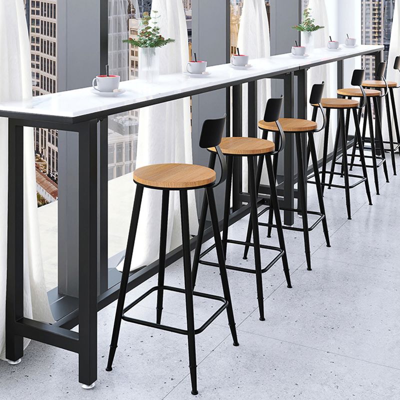 Moderne stijl rechthoekige balk Tabel 1/2/5 stukken Bar -tafel ingesteld voor thuis
