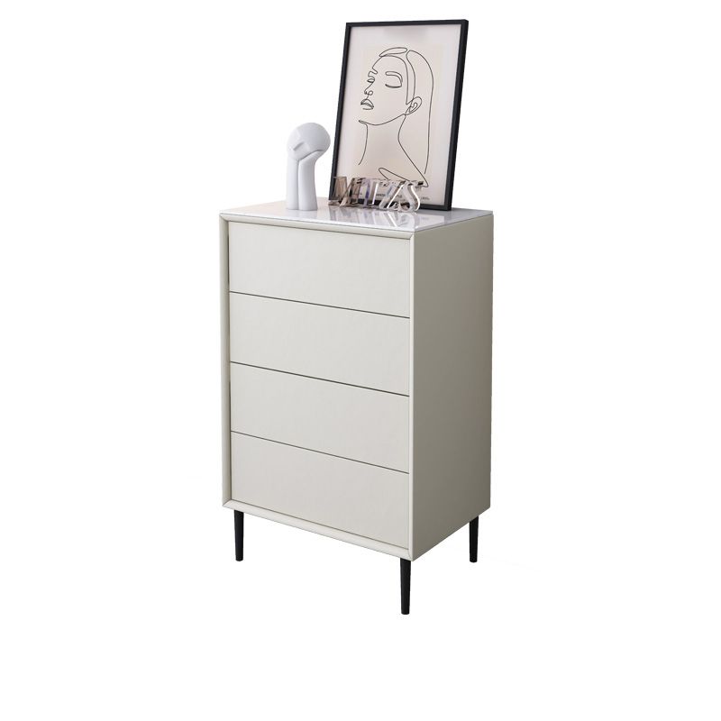 Coffre de rangement en bois pour chambre à coucher contemporaine, coffre de 15,7 po de large avec tiroirs