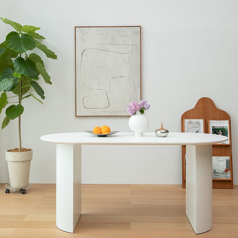 Pine Wood Contemporary Oval Dining Table Wood Top Table for Dining Room Clearhalo ' dining_table' 'Dining Tables & Seating' 'Dining Tables' 'furn' 'furn_dining_table' 'Furniture' 'furniture_dining_table' 'Kitchen & Dining Furniture' 'kitchen&dining_furn' 'kitchen' 'kitchen_dining_table' 1200x1200_622f08a4-211e-4b9f-8af3-2279eabb34d0