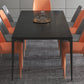 Contemporary Rectangle Standard Dining Table Sintered Stone Top Dining Table with 4 Legs Base Clearhalo ' dining_table' 'Dining Tables & Seating' 'Dining Tables' 'Furniture' 'furniture_dining_table' 'Kitchen & Dining Furniture' 'kitchen&dining_furn' 'kitchen' 'kitchen_dining_table' 1200x1200_622f74db-eb39-4d66-ab66-3b1b7aba9052