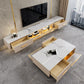 Modern TV Stand Console Floating TV Media Console with 2 Drawers Clearhalo 'furn' 'furn_tv_stands_entertainment_centers' 'Furniture' 'Living Room Furniture' 'TV Stands & Entertainment Centers' 'TV Stands & Media Storage Furniture' 'tv_stands_entertainment_centers' 1200x1200_622faa0a-fb6b-4640-8fc1-a4efdd7d59f4