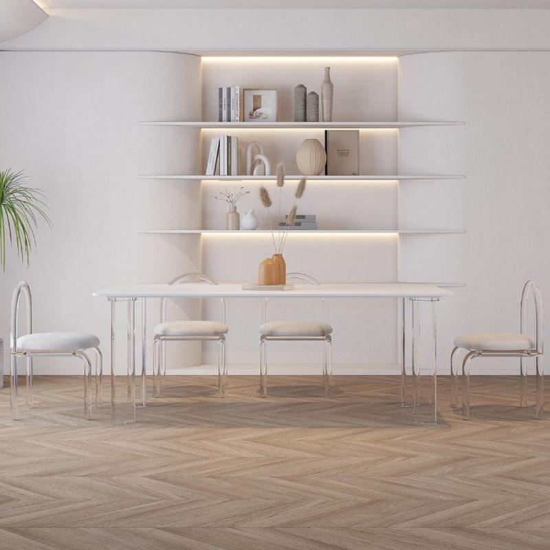 1/4/5/6/7 pezzi Presentazione da pranzo e tavolo set in bianco per la casa