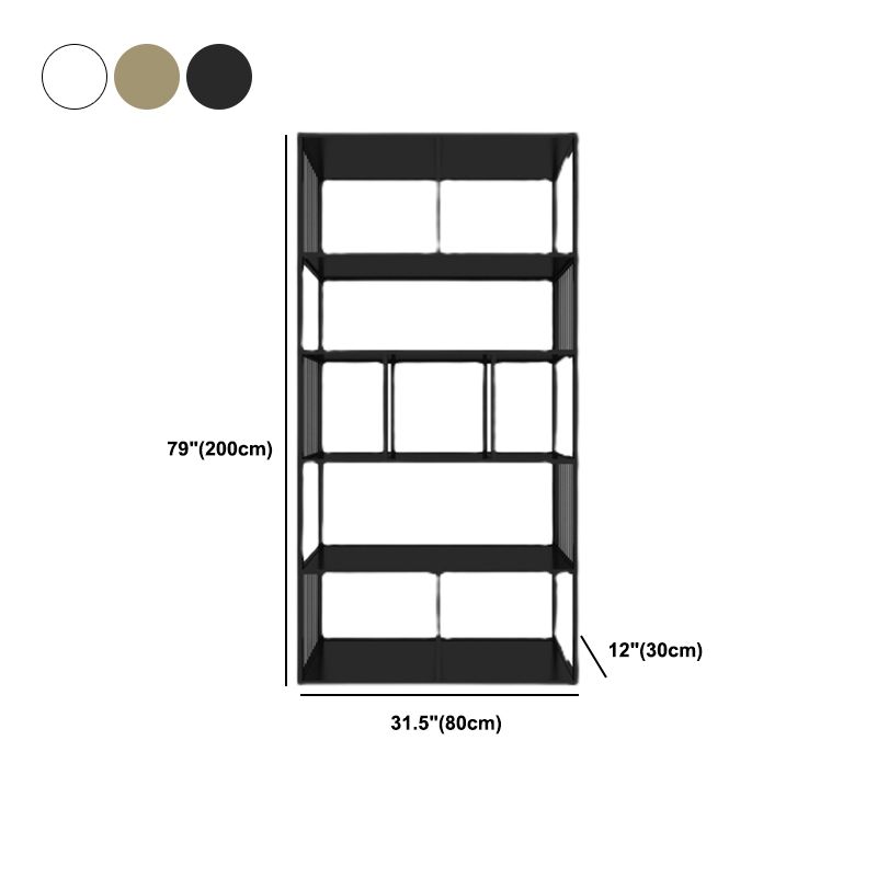 Scandinave Rectangle Bibshelf Office Metal Etagere Bibliothèque