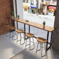 Modern Rectangle Sled Base Solid Wood Bar Table for Kitchen Dining Room Clearhalo 'Bar Furniture' 'Bar Tables' 'bar_tables' 'furn' 'furn_bar_tables' 'Furniture' 'Kitchen & Dining Furniture' 1200x1200_6232de5d-6bc8-44db-b411-ebaf40f309c1
