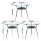 Round Tripod Base Home Furniture Glass-top Dining Room Collection for Dining Room Clearhalo ' dining_table' 'Dining Tables & Seating' 'Dining Tables' 'furn' 'furn_dining_table' 'Furniture' 'furniture_dining_table' 'Kitchen & Dining Furniture' 'kitchen&dining_furn' 'kitchen' 'kitchen_dining_table' 1200x1200_62337414-77f1-41c9-b544-6c6bbc17a8a3