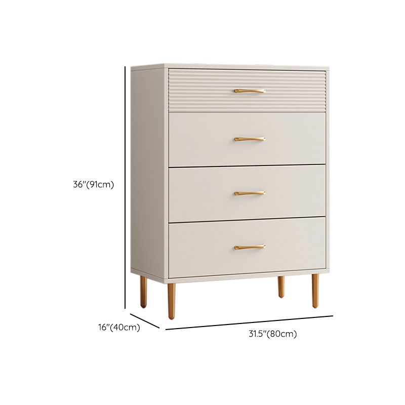 Contemporary Bar Pulls Accent Chest Straight Legs White Accent Chest with Drawer Clearhalo 'Cabinets & Chests' 'cabinets_chests' 'furn' 'furn_cabinets_chests' 'Furniture' 'Living Room Furniture' 1200x1200_6234901d-137c-4c3c-a312-359d08c49362
