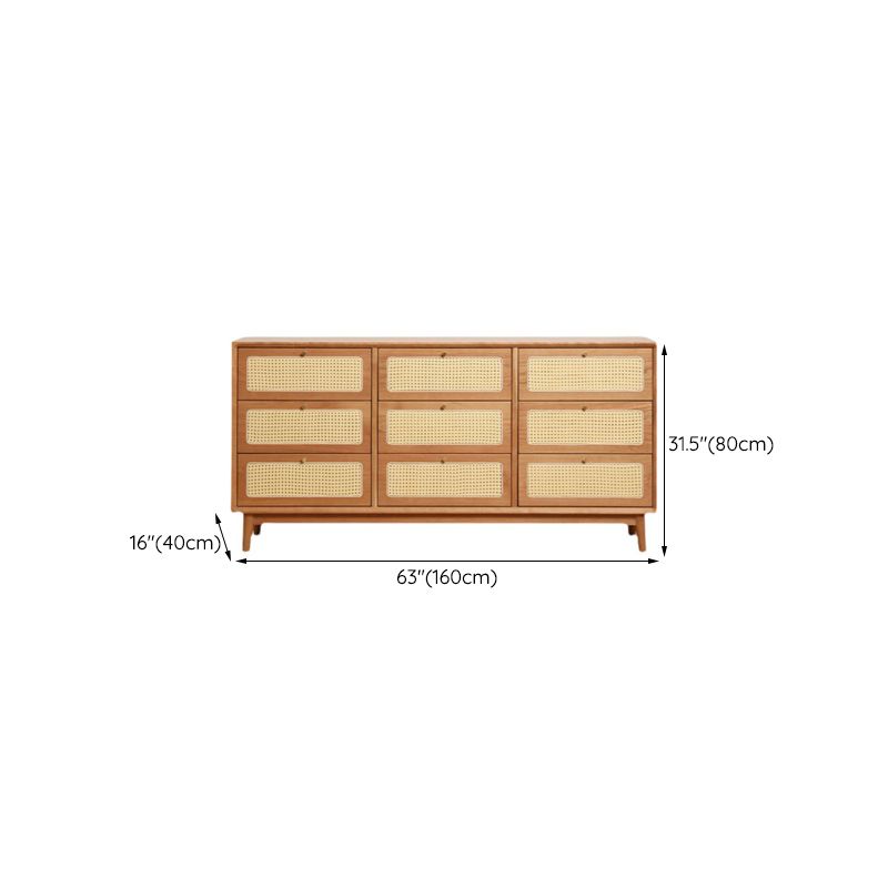 Contemporary Chest Rectangle Pine with Drawer Knobs Straight Legs Accent Chest Clearhalo 'Cabinets & Chests' 'cabinets_chests' 'furn' 'furn_cabinets_chests' 'Furniture' 'Living Room Furniture' 1200x1200_62366e8e-b892-4f33-8dcb-2474ce34d6b5